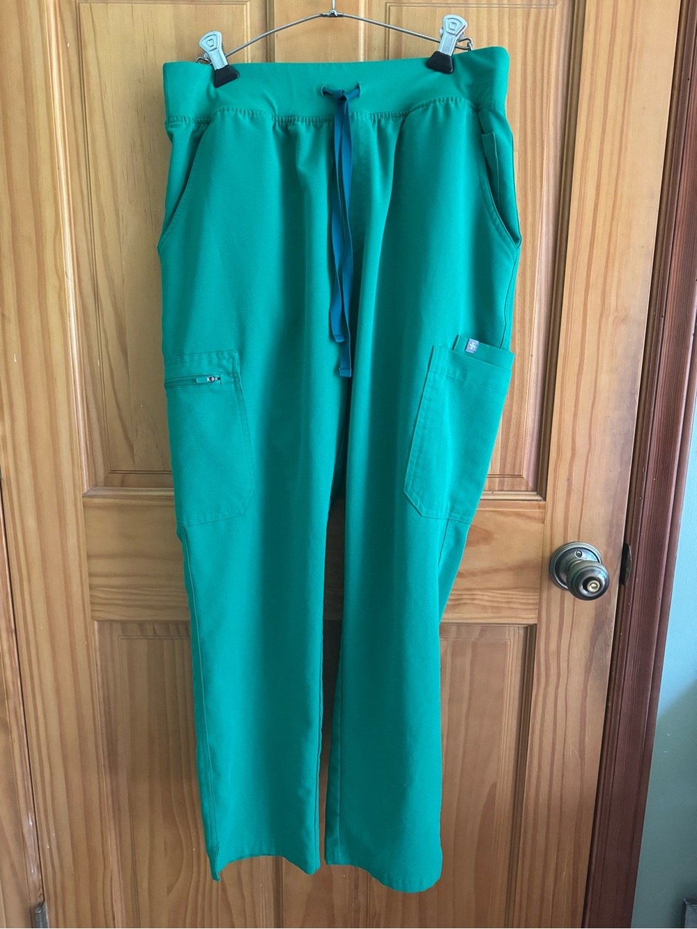 Figs scrub pants - Yola high waisted / size LP. (Evergreen)